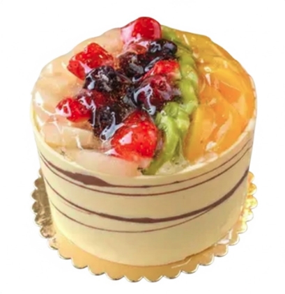 6-9 Kişilik Karışık Meyveli Butik Tat Keyfi Pasta