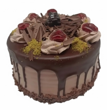 Görkemli 6-9 Kişilik Çikolatalı Tatlı Kutlama Pastası