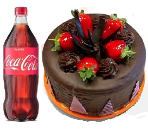 Yuvarlak Çikolatalı Pasta Aile Boyu